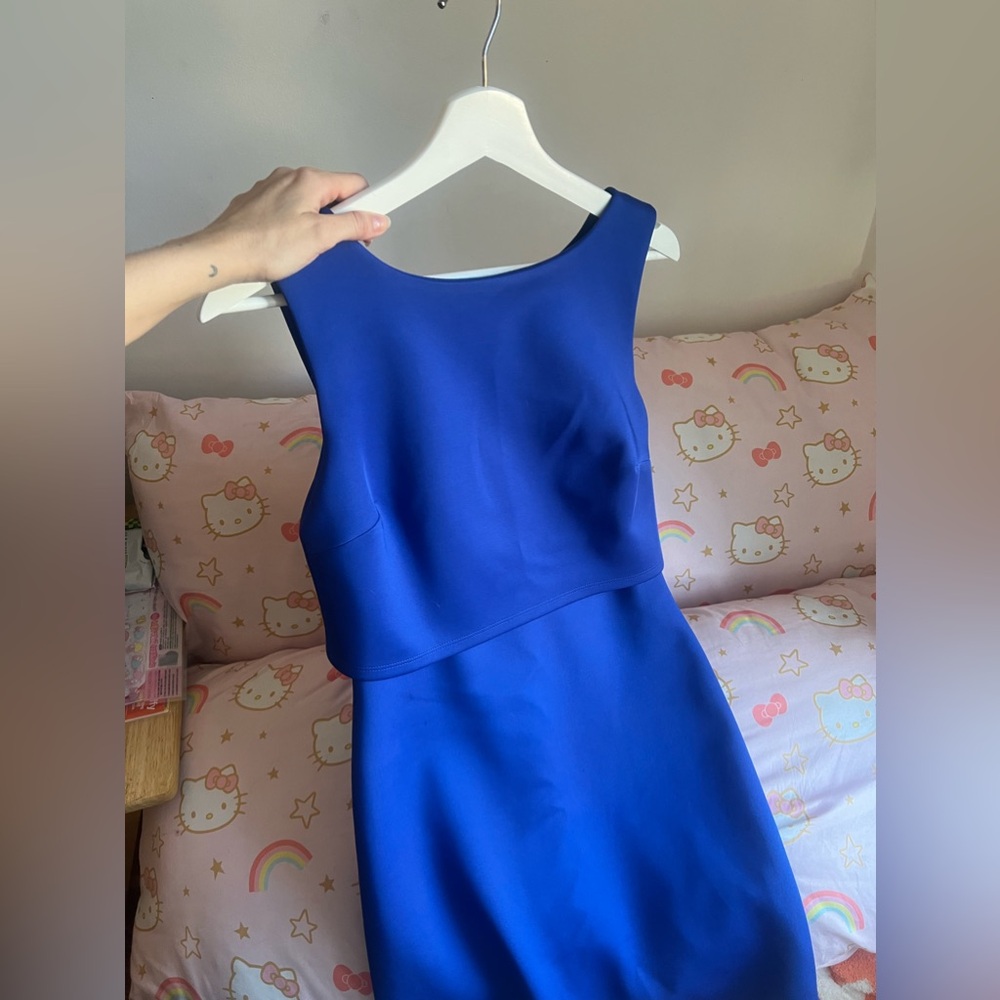 Bailey44 Saks Fifth Ave Cobalt Blue Stretch Dress | Size small